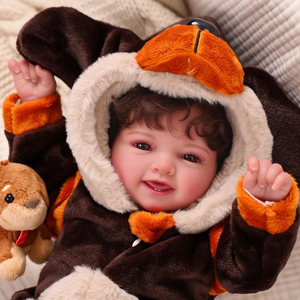 Muñeca <span class=keywords><strong>Reborn</strong></span> Bebé Mia Sonriente <span class=keywords><strong>de</strong></span> Babeside, 17 Pulgadas, Recién Nacido, Unisex, Cabeza <span class=keywords><strong>de</strong></span> Vinilo, <span class=keywords><strong>Cuerpo</strong></span> <span class=keywords><strong>de</strong></span> <span class=keywords><strong>Tela</strong></span> Suave - Product Image 4