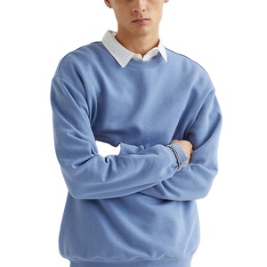 Custom Printed Autumn Men's Hoodie Long Sleeve O-Neck High Quality Cotton Spandex Anti-shrink Best Price - Product Image 1