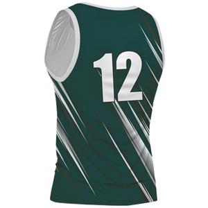 Ensemble de survêtement vert olive sans manches pour équipe sportive – Tenue d'entraînement respirante et anti-humidité pour l'été - Product Image 3