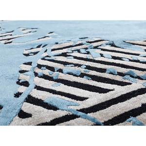 พรมคิลิมลาย Abstrat สีเทาและสีดำ ทอมือจากขนสัตว์และใยวิสโคส ทอแบบแบน สำหรับตกแต่งบ้าน ห้องโถง-Tra-15246 - Product Image 3