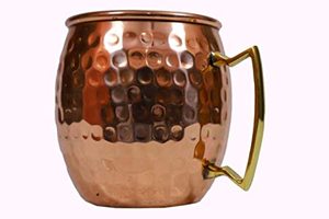 Taza de manijas de cobre para Bar, Bar, martillo, Moscow Mule, diseño clásico, de acero inoxidable, para beber cerveza, cóctel, tazas de cobre - Product Image 4