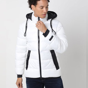 Chaquetas acolchadas multicolores para hombres con capucha Puffy Elegante moda de invierno Chaquetas acolchadas hechas en Pakistán - Product Image 2
