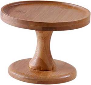 Rustic Style Natural Wood Cake Stand High Demand Wedding <b>Birthday</b> Dessert Display <b>Table</b> Decor India - Product Image 5