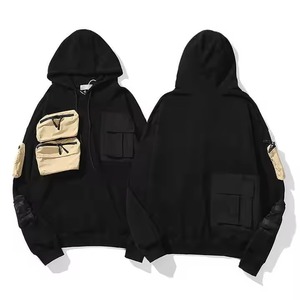 Sudadera con capucha para hombre personalizada de manga larga de peso ligero para exteriores/MOQ bajo diseño OEM personalizado sudaderas con capucha para hombre a la venta - Product Image 2