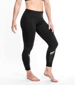 Vente en gros Pantalon en polyester 100% unisexe Respirant Fitness Yoga Set Rhinestone pour 2024 Conceptions personnalisées Service OEM disponible - Product Image 3