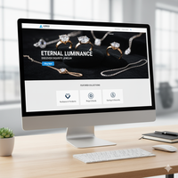 Servicios de diseño de sitios web de joyerías Expertos web profesionales que ofrecen una solución de tienda en línea de comercio electrónico asequible y elegante