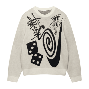 2025 nueva llegada diseño de moda hombres de manga larga de cuello redondo suéteres de punto personalizados para primavera invierno al por mayor - Product Image 1