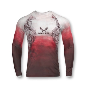 เสื้อแรชการ์ดแขนยาวพร้อมดีไซน์ตามสั่งป้องกันรังสียูวี - Product Image 5