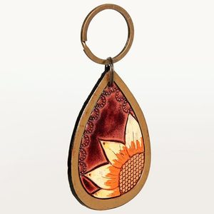 Hand Carved Tooled <b>Leather</b> Key Chains Cute Exotic Shape <b>Leather</b> Key Rings Tooled <b>Leather</b> Accessories Cute Key Chains for Unisex - Product Image 5