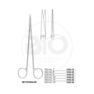 Ciseaux de pansement professionnels disséquant des ciseaux chirurgicaux d'opération en acier inoxydable médical émoussé pointu avec marque privée - Product Image 1