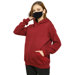 Unisex Otoño Invierno sudadera chaqueta abrigo talla grande mujer Sudadera con capucha Color sólido personalizable Logo transpirable - Product Image 1