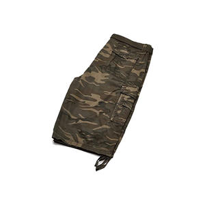 2025 nouveauté hommes Camouflage toile Cargo pantalon respirant Vintage plusieurs poches décontracté sublimé Anti-rides lavé - Product Image 4
