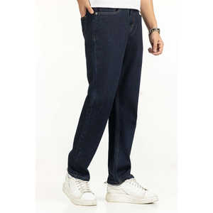 กางเกงยีนส์ทรงสลิมฟิต สโตนวอช วินเทจ ทรงดินสอ ขากว้าง ปักลาย กางเกงทรงดินสอสีฤดูหนาว MN-JNS-WS25-004 - Product Image 4