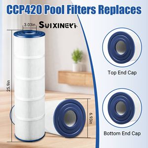 SUIXINEYI C-7471 Spa Filter Compatible CCP420 Clean Clear Plus 420 PCC105-PAK4 R173576 570-0425-07 07077 178584 <b>Pool</b> <b>Accessories</b> - Product Image 3