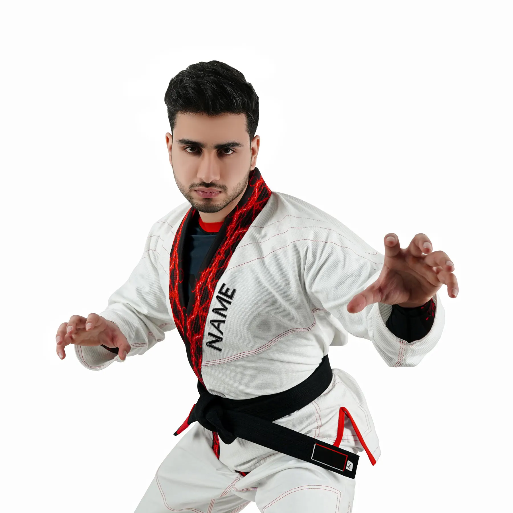 Uniforme de karatê para artes marciais, uniforme esportivo de karatê 100% algodão, Jiu Jitsu brasileiro