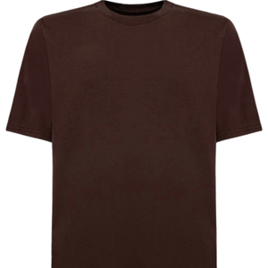 Camiseta Lisa Marrón Premium, Impresión de Logotipo Personalizado, OEM al por Mayor, Unisex, Algodón Suave, Camiseta de Alta Calidad, Nueva, Fabricante al por Mayor - Product Image 2