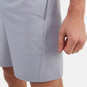 Pantalones cortos de baño para hombre de nuevo estilo Color personalizado Patrón sólido Transpirable y ecológico Runni - Product Image 5