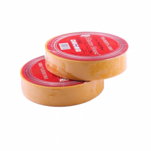 Gran oferta, cinta aislante de PVC amarilla de alta calidad de 50 metros, cinta adhesiva eléctrica ignífuga para aplicaciones de alto voltaje - Product Image 3