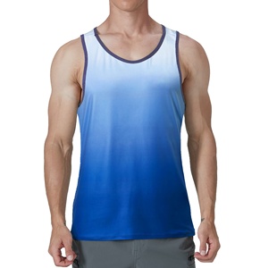 Logo Sublimación Impreso Active Wear Work Out Poliéster Nylon Spandex Hombre Gimnasio Sin mangas Hombres Jersey Ejercicio Camo Tank Tops - Product Image 4