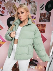 Chaqueta acolchada de mujer de moda de nuevo diseño, ropa informal cálida de invierno, chaqueta acolchada impermeable para mujer - Product Image 5