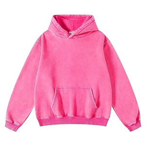 Sweat à capuche vierge pour hommes 100% coton vierge épais éponge française poids lourd sweats à capuche pour hommes surdimensionnés vente en gros - Product Image 6