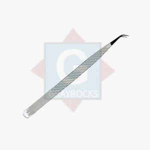 Pinzas de pestañas de acero inoxidable con logotipo personalizado de alta calidad, herramienta profesional de extensión de pestañas - Product Image 3