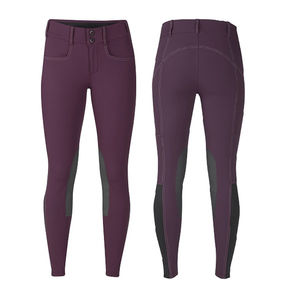 Nouveau prix pas cher Logo personnalisé Polyester imperméable à séchage rapide taille haute vêtements d'hiver culotte d'équitation pantalon décontracté unisexe - Product Image 4