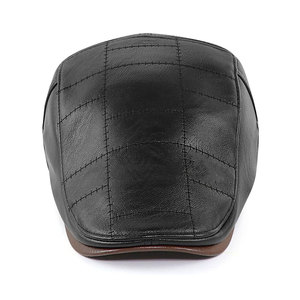 Handcrafted Genuine Material Durable Everyday Leather <b>Hats</b> Weather Resistant Outdoor Adventure Travel Leather <b>Hats</b> - Product Image 4