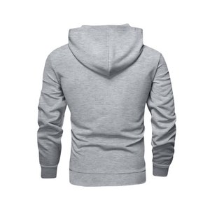 Sweat à capuche en polaire pour homme, couleur unie, décontracté, coupe régulière, sweat à capuche avec poche, manches longues, pull, écologique - Product Image 6