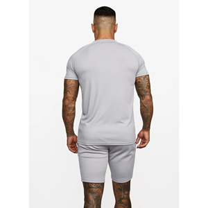 Best Selling Summer Men Twin <b>Set</b> with custom Logo Print Twin <b>Set</b> 2 Pieces T-shirt with Shorts For adults Men's OEM - Product Image 2