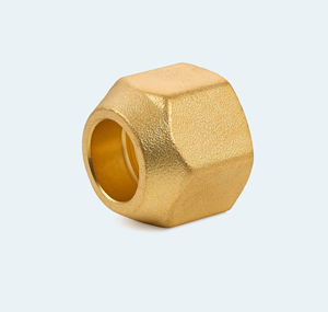 Écrou de réduction en laiton fiable 3/4x5/8 sae 45 degrés pour la climatisation, la réfrigération, les conduites de carburant et les raccords hydrauliques - Product Image 3