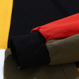 Vente en gros de sweats à capuche pour hommes 100% coton nouveau style block couleur haute qualité sur mesure vêtements d'hiver dernière conception brodée unisexe - Product Image 6