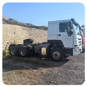 Penjualan terlaris truk traktor HOWO bekas 371Hp 6x4 mesin Diesel Euro <span class=keywords><strong>2</strong></span> emisi kemudi kiri - Product Image 4