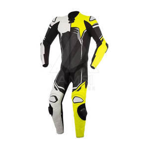 Combinaison de course en cuir pour moto de style dernier cri, respirante et coupe-vent, vêtements de sport pour les motards, disponible à la vente - Product Image 6