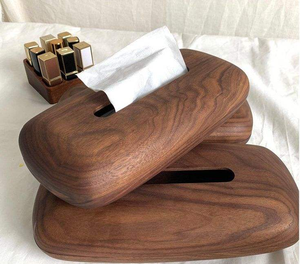 Caja de pañuelos cuadrada personalizada al por mayor, caja de servilletas de madera tricolor de tamaño y forma personalizados, perfecta por tradebit - Product Image 2