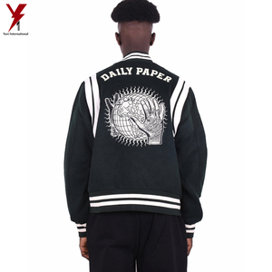 Nouveau haute qualité à la mode hommes Baseball laine corps lettre hommes varsity vestes prix de gros - Product Image 2