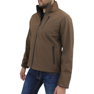 Chaqueta Softshell Personalizada para Mujer con Logotipo, Cremallera Completa, Transpirable, para Exteriores, Otoño Invierno, Casual, Forro Polar, Tinte Liso - Product Image 4