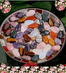 Piedra semipreciosa suelta de forma múltiple cruda de Aguamarina pulida alta para hombres y mujeres - Product Image 5