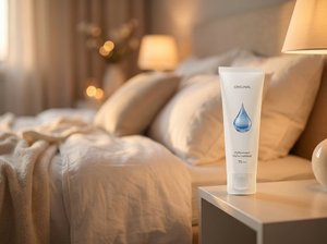 Gel lubrifiant personnel AquaSilk à base d'eau, équilibré en pH, écologique, flacon pulvérisateur avec D-Panthenol, intime naturel, 200 ml - Product Image 2
