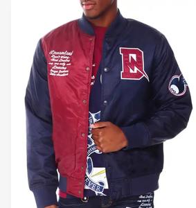 การออกแบบที่กําหนดเองเบสบอลเสื้อแจ็คเก็ตบอมเบอร์แพทช์ที่มีคุณภาพสูงเย็บปักถักร้อยโลโก้ผู้ชายแจ็คเก็ตเบสบอล - Product Image 3