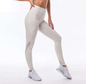 Leggings de compression taille haute dernier modèle pour femmes Pantalons de sport de fitness sans couture pour la course à pied - Product Image 1