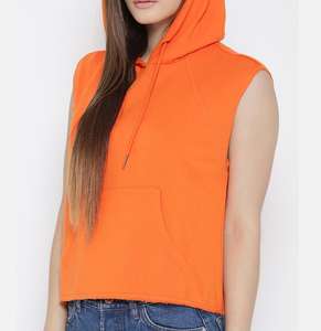 Sudadera informal de manga larga de invierno para mujer, Top con capucha y media cremallera y hombros caídos, sudaderas con capucha estampadas - Product Image 4