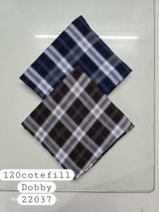 เสื้อเชิร์ตผ้าฝ้ายโพลีผ้าฝ้ายย้อมสีสำหรับส่งออก - Product Image 5