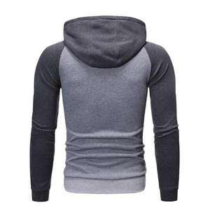 Sweat à capuche mode OEM Streetwear vierge Sweat à capuche manches longues coupe ajustée pour hommes Sweats à capuche en polaire - Product Image 6