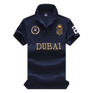 Polo de golf en polyester de qualité supérieure polo brodé polos pour hommes logo personnalisé - Product Image 4