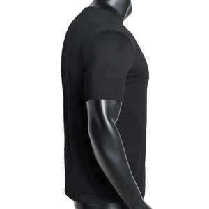 Vente en gros T-shirt 100% polyester 180g pour hommes T-shirt à manches courtes uni avec logo personnalisé T-shirt pour hommes - Product Image 3