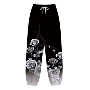 Pantalón de Mujer de Corte Regular, Cintura Media, Frente Plano, para Invierno, Sublimado, Talla Personalizada, Uso Casual, 100% Algodón, Colores Personalizados - Product Image 6