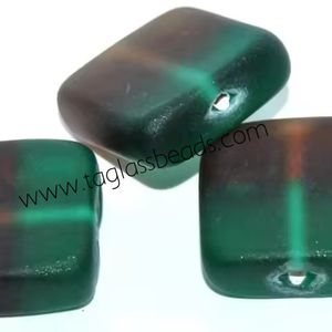 Perles en verre tchèque faites à la main 19mm perles Chevron en verre cristal tchèque pour la fabrication de bijoux boîte emballée - Product Image 1