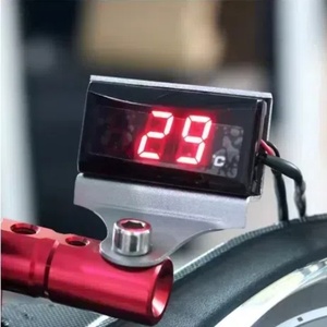 Motorcycle <strong>water</strong> <strong>temperature</strong> <strong>gauge</strong> Digital Square LCD Display Tach Hour Meter Tachometer <strong>Gauge</strong> for Bracket Waterproof - Product Image 3