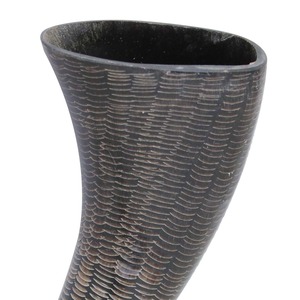 Corne à boire médiévale faite à la main Design en peau de serpent avec porte-chaîne en cuir cadeau pour les amis - Product Image 5